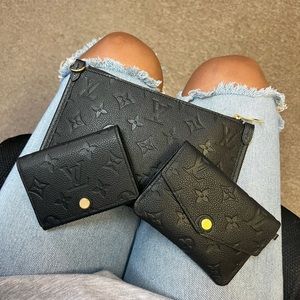 Louis Vuitton empriente noir carryall pm pouch